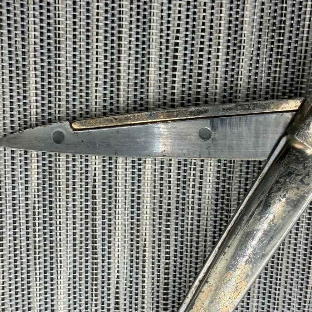 Richards of Sheffield Golden Age Rustless Tailor Shears Vintage England Steel